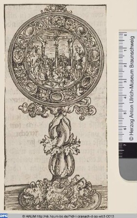 Reliquiar mit der Kreuzigung Christi