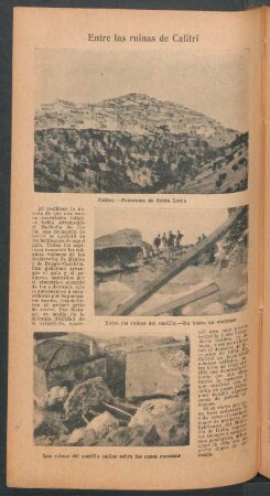 Entre las ruinas de Calitri