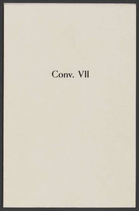 Convolut VII