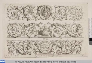 Livre de diverses Frises, Titelblatt