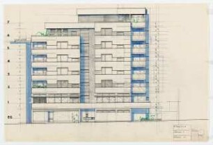 Ravenna-Haus Bundesallee 36-37 / Landhausstraße 31, Berlin-Wilmersdorf: Ansicht 1:50