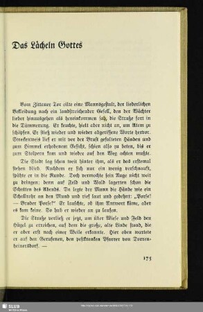 Das Lächeln Gottes