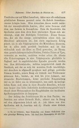 Ueber Jourdain de Blaivies, Apollonius von Tyrus, Salomon und Marcolf