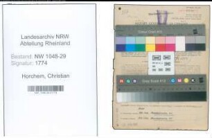 Entnazifizierung Christian Horchem , geb. 26.03.1909 (Beamter)