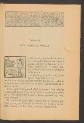 Capítulo II - Una tragedia rápida