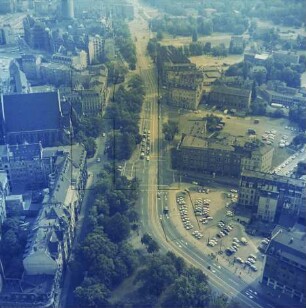 Dittrichring in Leipzig : Blickrichtung Süden