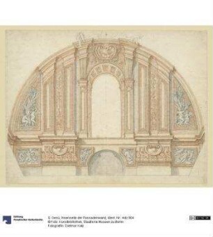 S. Gesù, Innenseite der Fassadenwand
