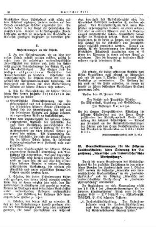 Grundbestimmungen für die Höheren Landbauschulen; hier: Änderung der Bezeichnung "bäuerliche und landwirtschaftliche Werkprüfung" : [Erziehung] ; [Für das Reich] ; [Amtliche Erlasse] ; [Amtlicher Teil]