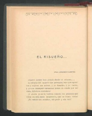 El riuseño... : (Para Amadeo Campos)