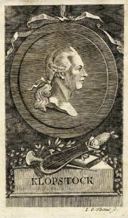 Bildnis von Friedrich Gottlieb Klopstock (1724-1803)