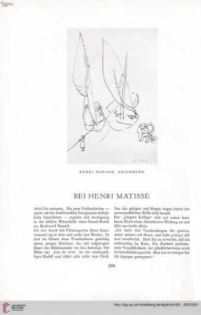 47: Bei Henri Matisse