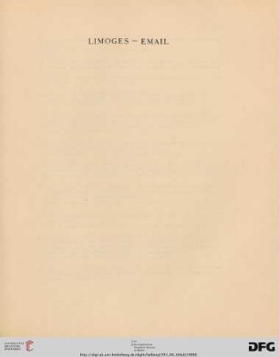 Limoges- Email (Nr. 437-511)