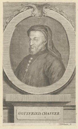 Bildnis des Gottfried Chaucer