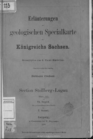 113: Section Stollberg-Lugau : Blatt 113