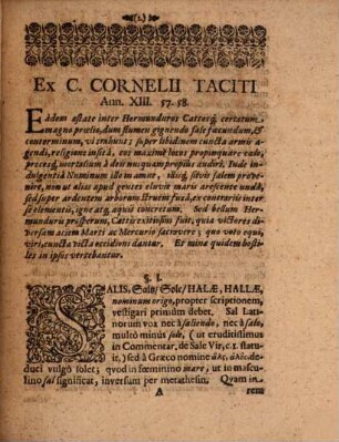 Bellum praeliumque de salinis Cattos inter et Hermunduros susceptum olim ... illustratum