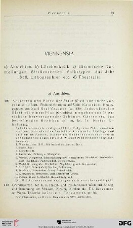 Viennensia (Nr. 109-540)