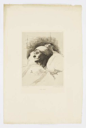 Tête d’étude. Victoire Tranchart, aus: Ernest Chesneau, "L’eau-forte en 1877: trente eaux-fortes originales et inédites par trente des artistes les plus distingués", Paris 1877