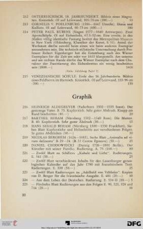 Graphik (Nr. 216-252)