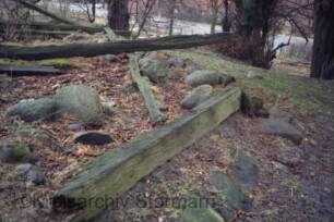 Gut Jersbek: Eiskeller: Teilansicht: Ruine