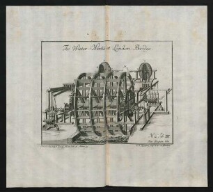 The Water-Works at London Bridge. No. 2. Tab. III.