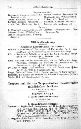 Militär-Besatzung