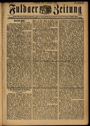 Ausgabe vom Samstag, den 04. Februar 1893.