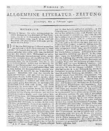 Praktisches Handbuch für empirische Feldmesser. Frankfurt am Main: Jäger 1799