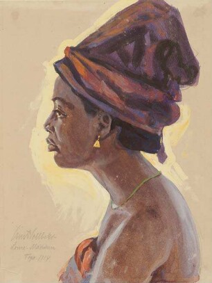 Lome-Mädchen. Togo 1914