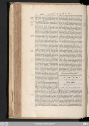 Quaestio Tertia, An Ecclesia possit errare.