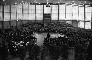 Jahresfeier der Technischen Hochschule "Fridericiana" in der Schwarzwaldhalle.
