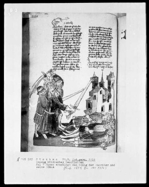 Auszug biblischer Geschichten — Moses erschlägt den König der Amoriter
