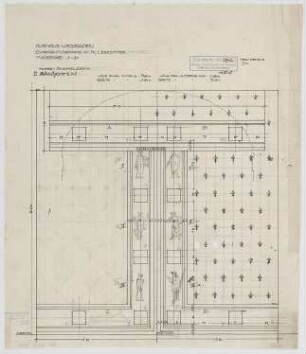 Thiersch, Friedrich von; Wiesbaden; Kurhaus - Zwischen - Vorhang Kleines Lesezimmer (Ansichten)