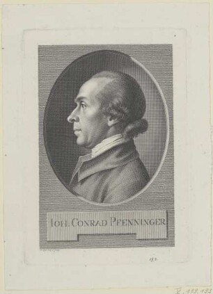 Bildnis des Johann Conrad Pfenninger