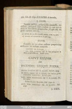 Caput XXXVIII. De Incendio, Eiusque Poena.