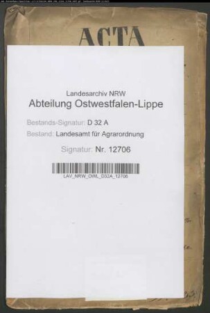 Wünnenberger Wald, Krs. Büren. Servitutenbefreiung