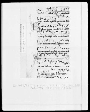 Graduale und Sequentiar — Initiale R, Folio 79verso