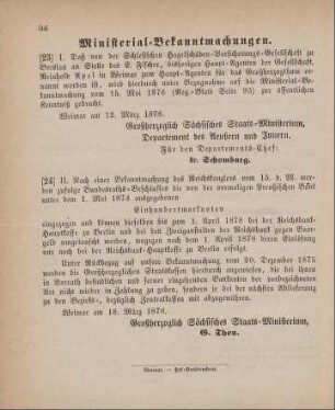 24. Ministerial-Bekanntmachung, die Einziehung der Einhundertmarknoten der vormaligen Preußischen Bank betreffend