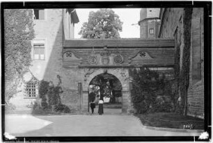 Merseburg, Schloß, Eingang