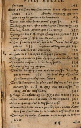 Les fables d'Esope