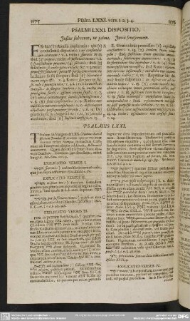Psalmi LXXI. Dispositio. Justus subcruce, ut palma. Juva senescentem