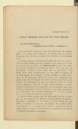 L'État Prussien aux XVIIe et XVIIIe siècles