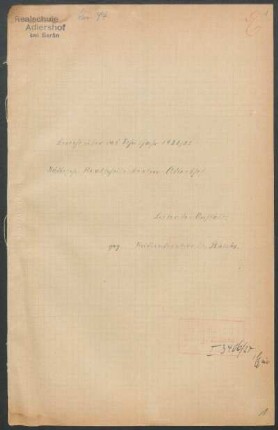 1026/27: Bericht über das Schuljahr ... - 1926/27