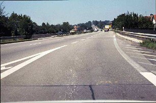 Ausfahrt aus Tangente (Heilbronn Richtung Schwieberdingen)