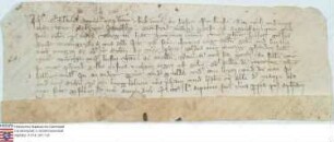 Nidda: Gerlach Cypur, Weppener, bekennt, dass ihn und seine Erben Junggraf Gottfried zu Ziegenhain zu Erbburgmannen gegen jährlich 4 Pfund Heller ...