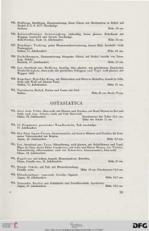 Ostasiatica (Nr. 852-909)