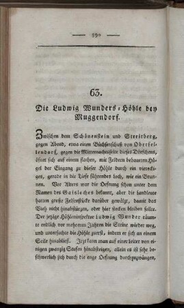 63. Die Ludwig Wunders-Höhle bey Muggendorf
