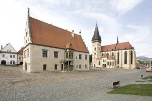 Rathaus, Bartfeld, Slowakei