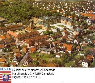 Bruchsal, Schloss, Luftaufnahme