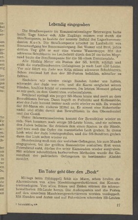 Lebendig eingegraben
