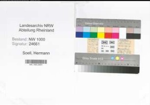Entnazifizierung Hermann Soell, geb. 06.05.1886 (Inspektor)